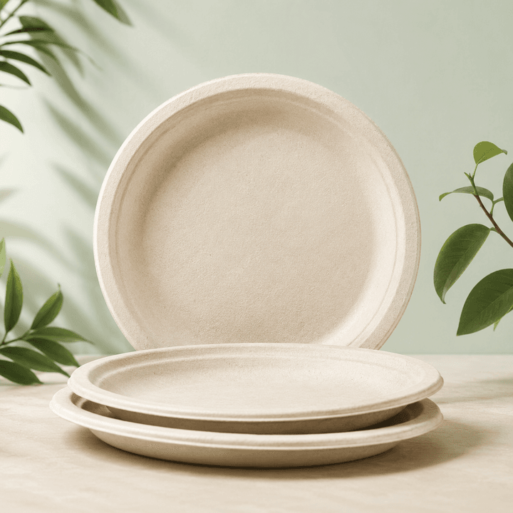 Bagasse plates